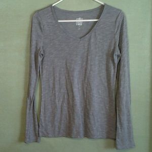 SO Perfect V Neck Long Sleeve Shirt